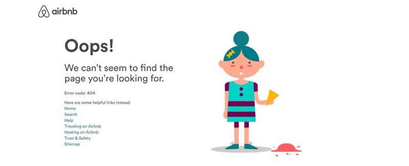 AirBnb 404 Example