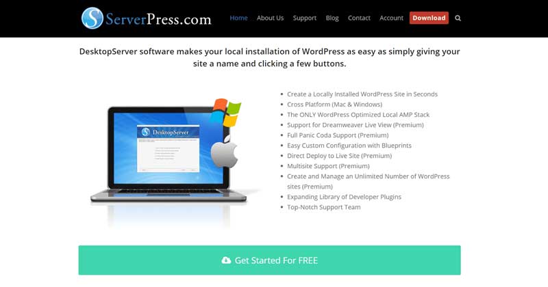 ServerPress for local WordPress