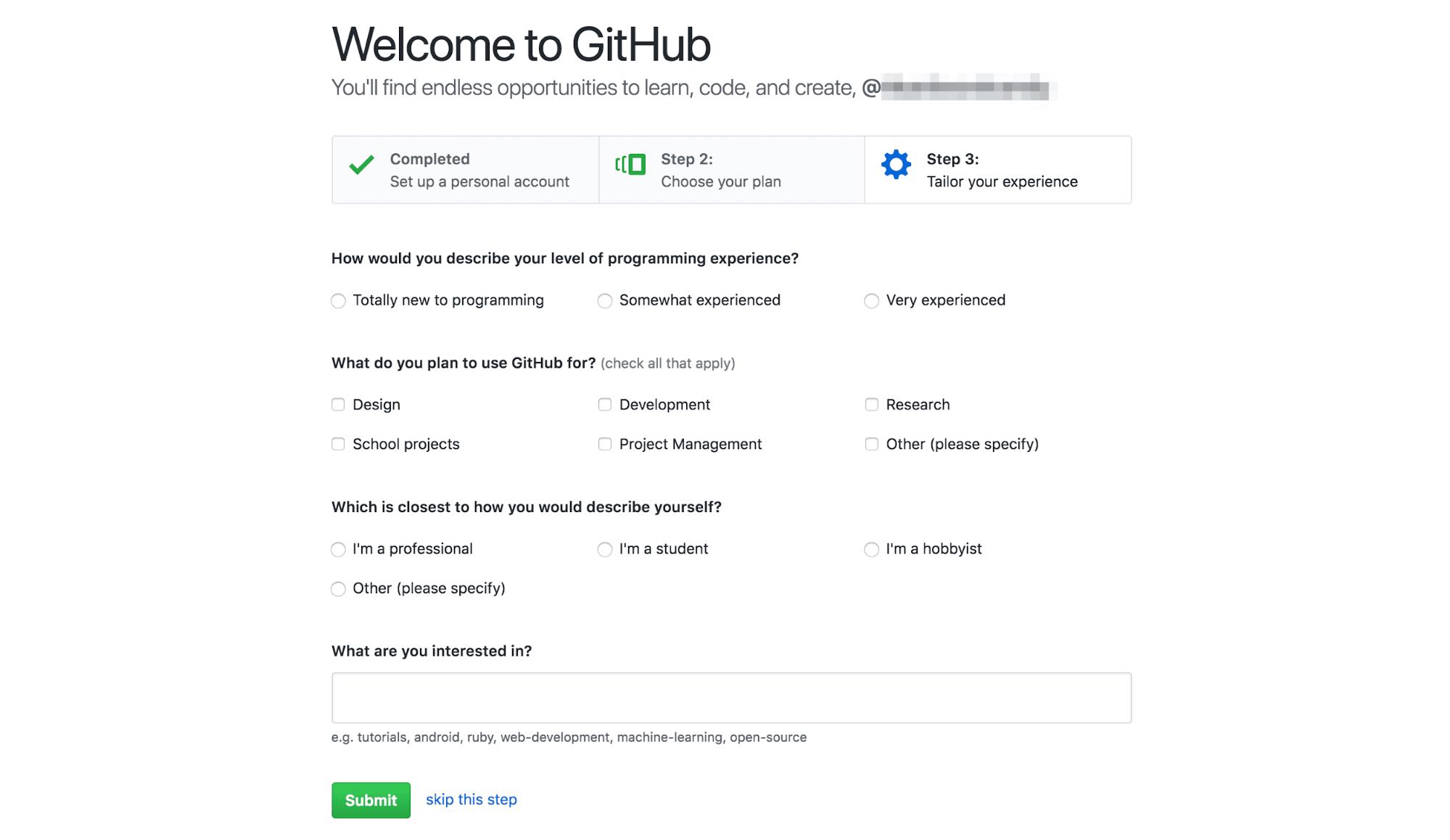 WordPress Welcome to GitHub Final Step